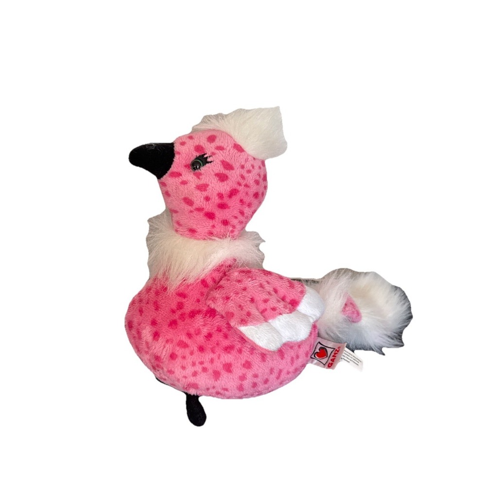 Ganz Webkinz Cherry Blossom Bird Pink Flamingo Stuffed Plush HM455 No Code Clean
